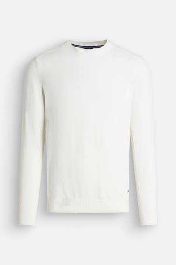 JOOP! Strickpullover 'Simono' ecru