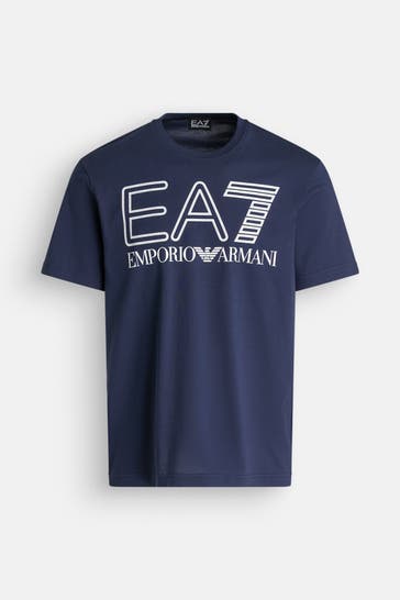 EA7 T-Shirt nachtblau
