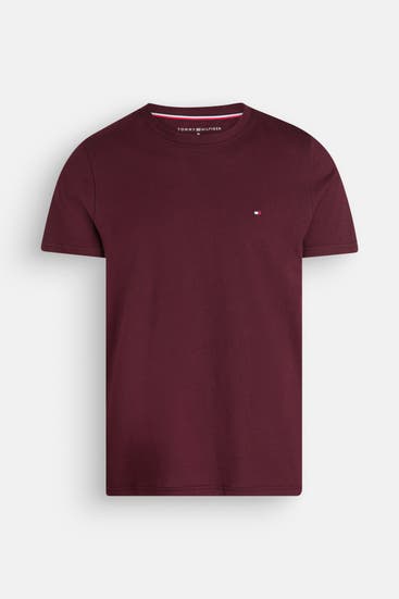 TOMMY HILFIGER - T-Shirt burgunder