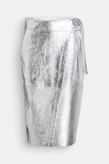 BA&SH Wickelrock 'Jupe' silber
