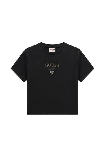 GUESS T-Shirt schwarz
