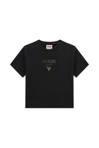 GUESS T-Shirt schwarz