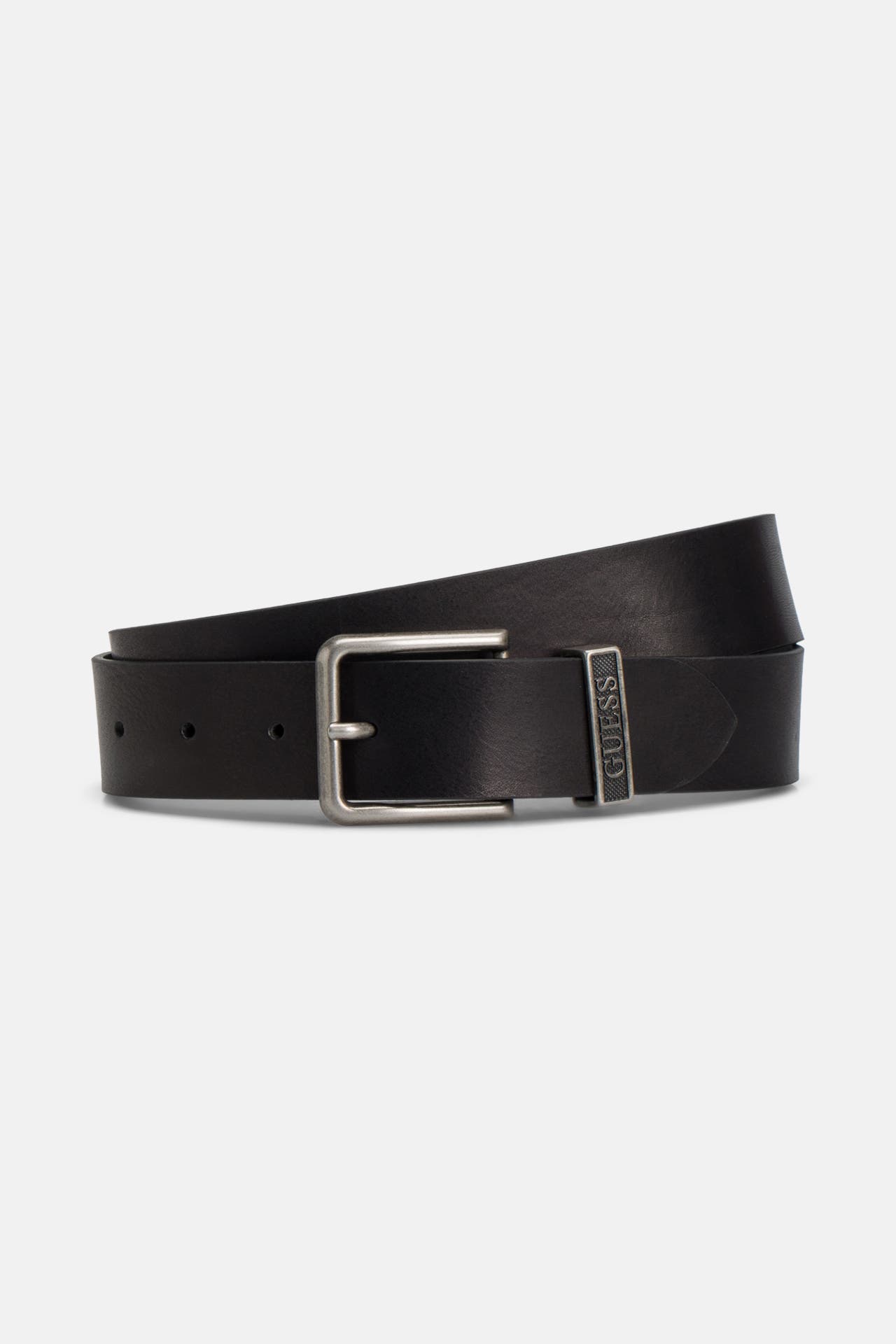 GUESS Leder-Gürtel schwarz, Bild 1