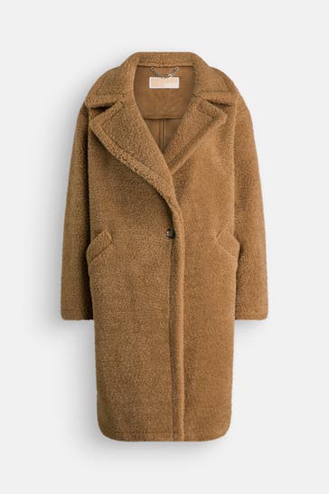 MICHAEL MICHAEL KORS Teddyfellmantel camel