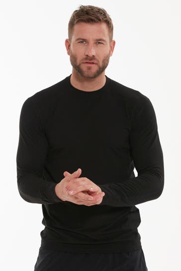 ENDURANCE Longsleeve 'Ethow' schwarz