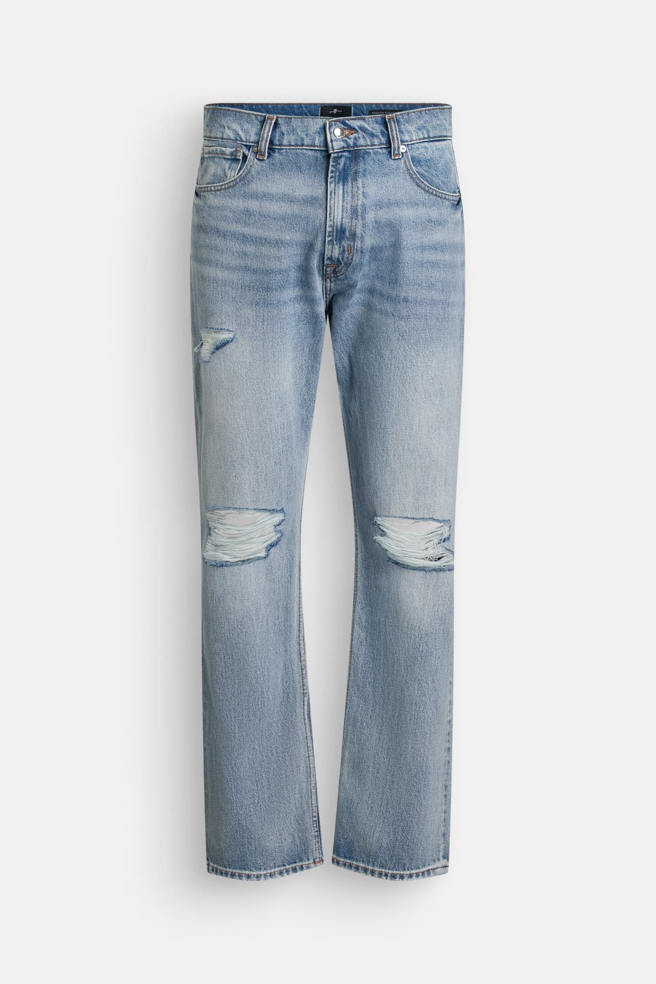 7 FOR ALL MANKIND Jeans hellblau modern straight, Bild 1