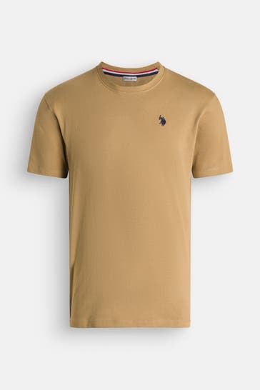 U.S. POLO ASSN. T-Shirt hellbraun