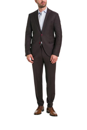 CINQUE Anzug 'Cimonopoli-Cimonopo' bordeaux