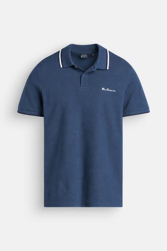 BEN SHERMAN Polo-Shirt dunkelblau