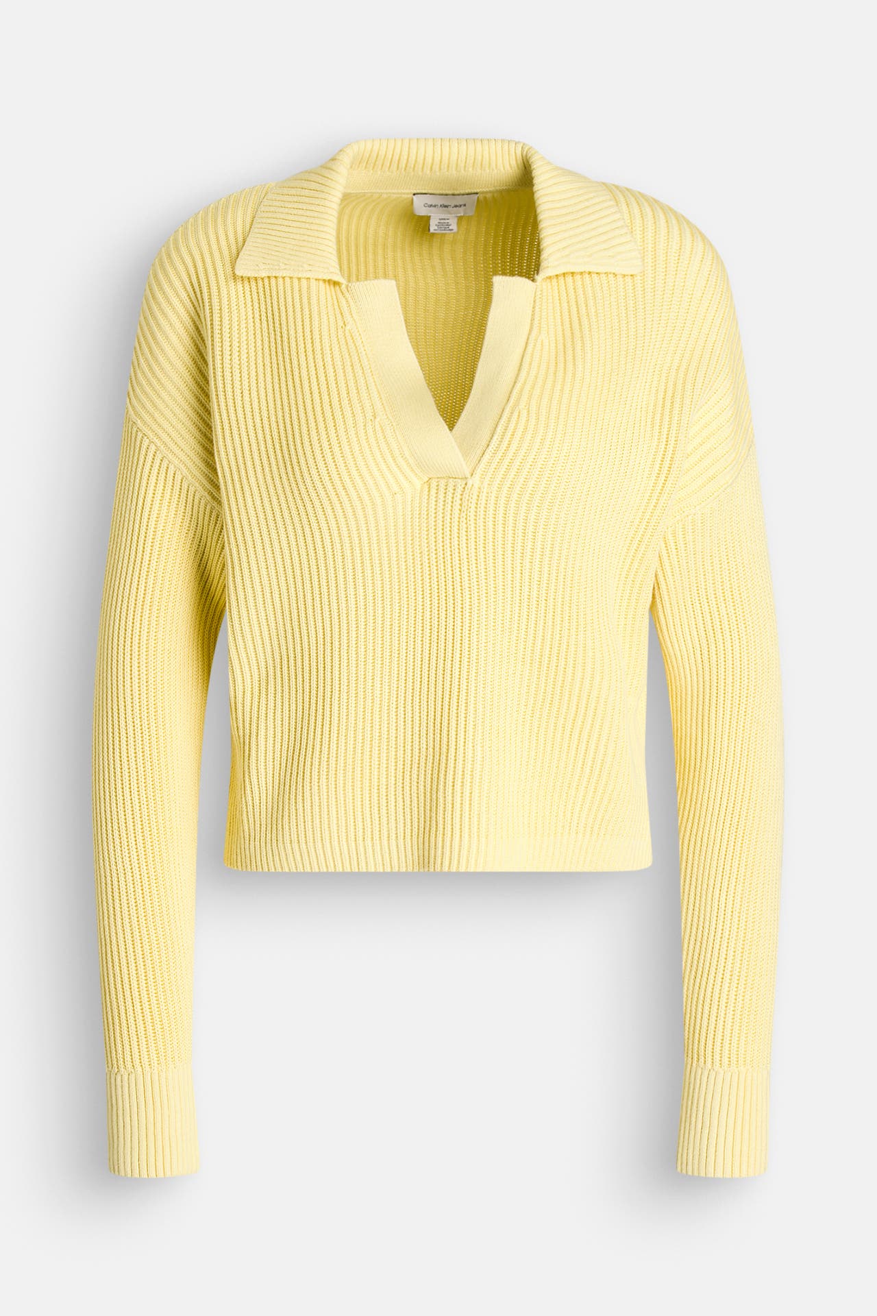 CALVIN KLEIN Strickpullover gelb, Bild 1