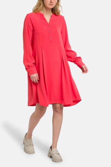 0039 ITALY Blusenkleid 'Ester new' rot