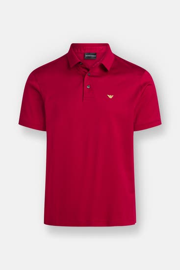 EMPORIO ARMANI - Polo-Shirt dunkelrot