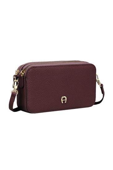 AIGNER Umhängetasche 'Diadora' burgunder