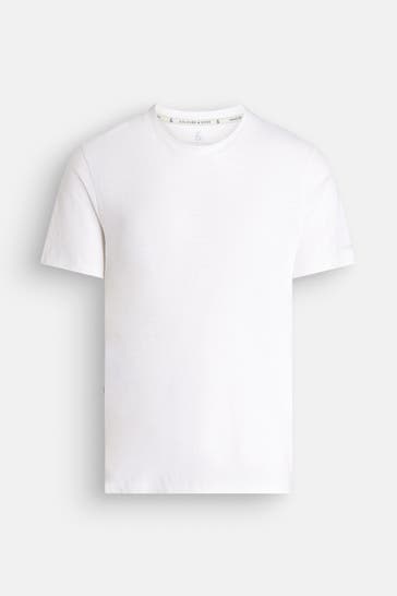 COLOURS & SONS T-Shirt weiß meliert