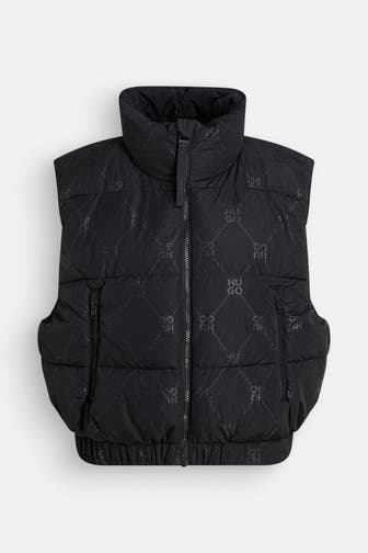 HUGO Steppweste schwarz