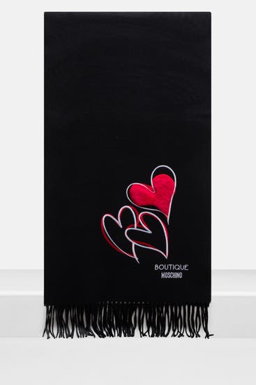 LOVE MOSCHINO - Wollschal schwarz