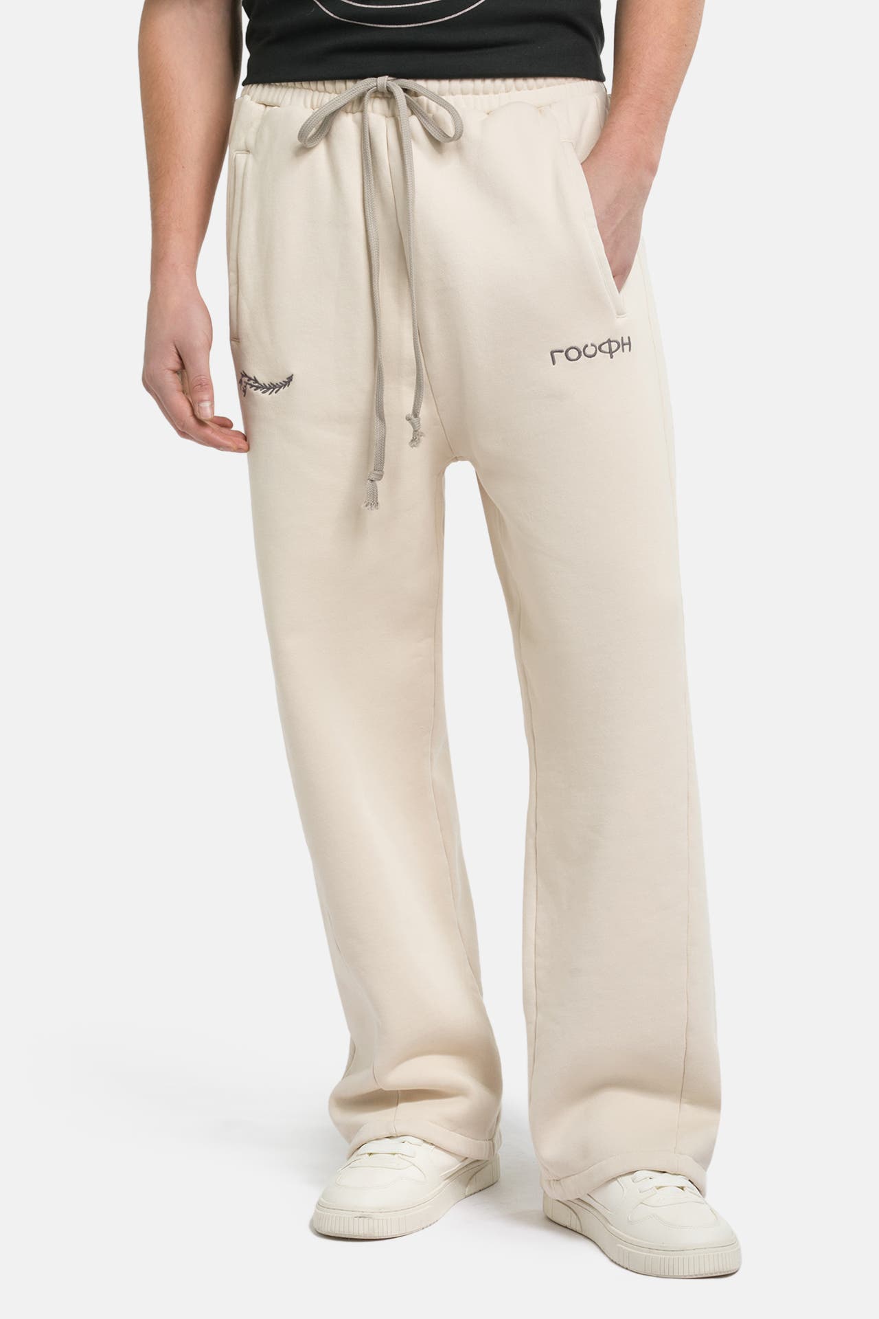 ROUGH. Sweatpants creme sand, Bild 1