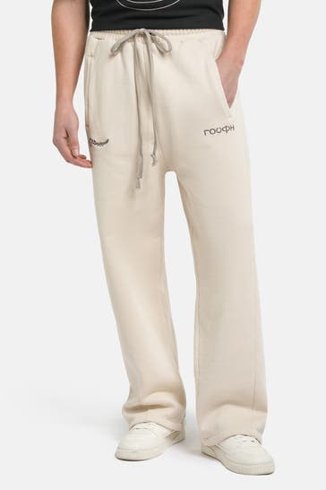 ROUGH. Sweatpants creme sand