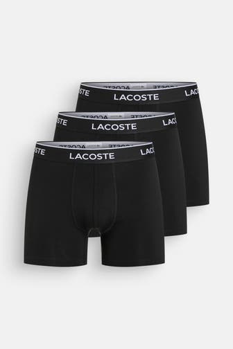 LACOSTE 3er-Pack Boxer Trunks schwarz