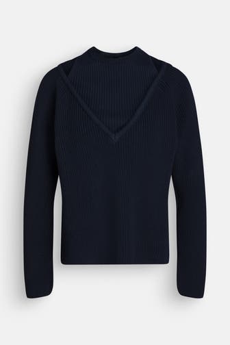RIANI Strickpullover nachtblau
