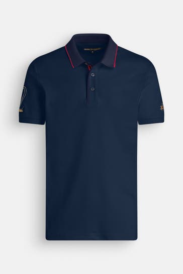 LA MARTINA Polo-Shirt dunkelblau
