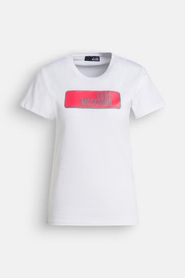 LOVE MOSCHINO T-Shirt weiß