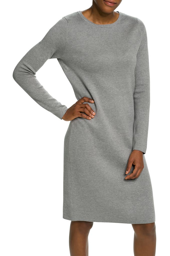 strickkleider grau