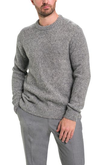 STRELLSON Wollmix-Strickpullover 'Kito' grau