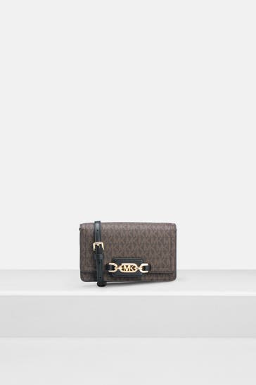 MICHAEL MICHAEL KORS Umhängetasche 'Heather' dunkelbraun