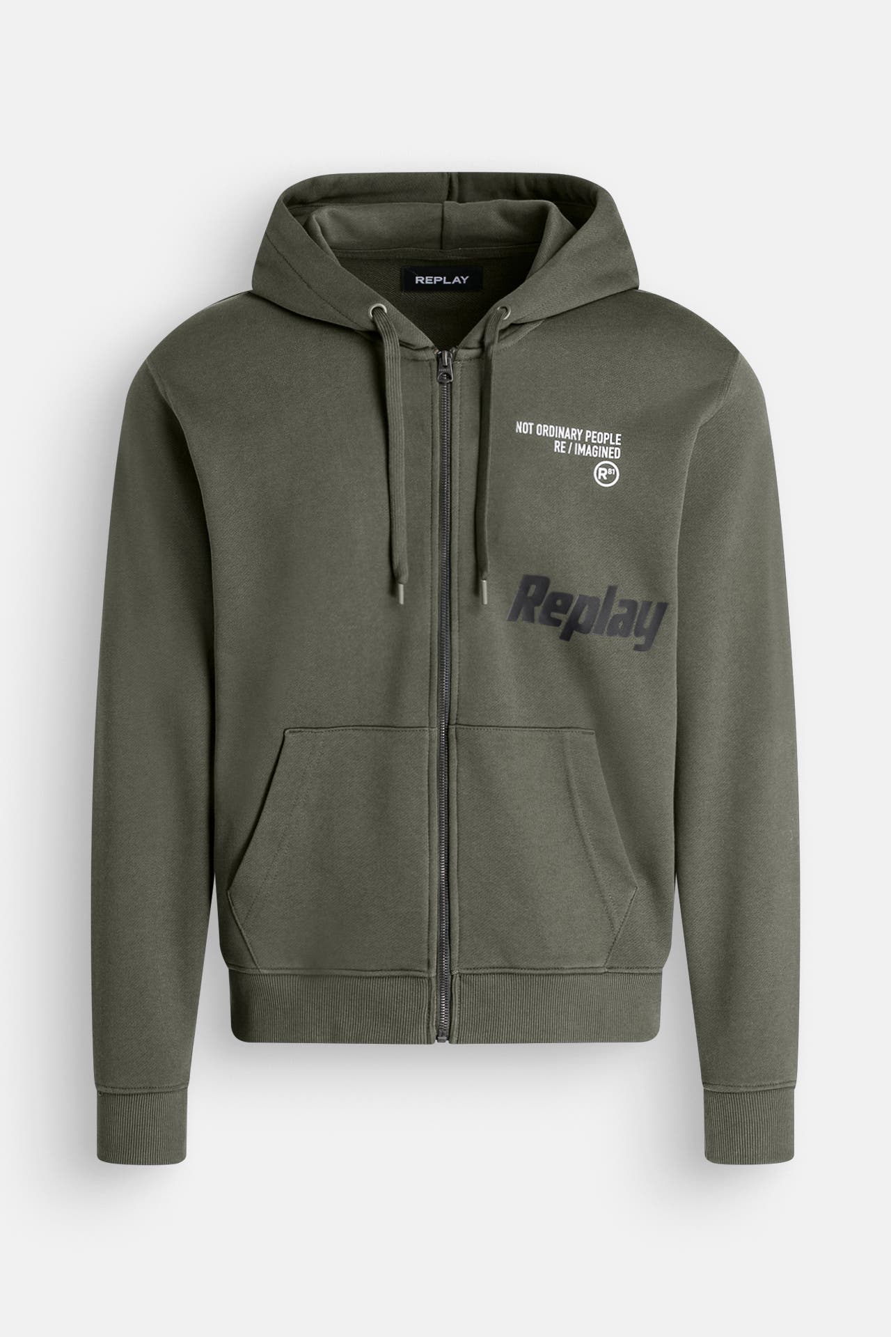 REPLAY Sweatjacke oliv, Bild 1