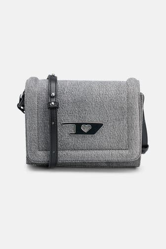DIESEL Umhängetasche 'Heart-D' denim