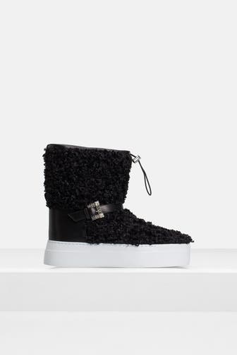 SERGIO ROSSI Winterstiefel schwarz