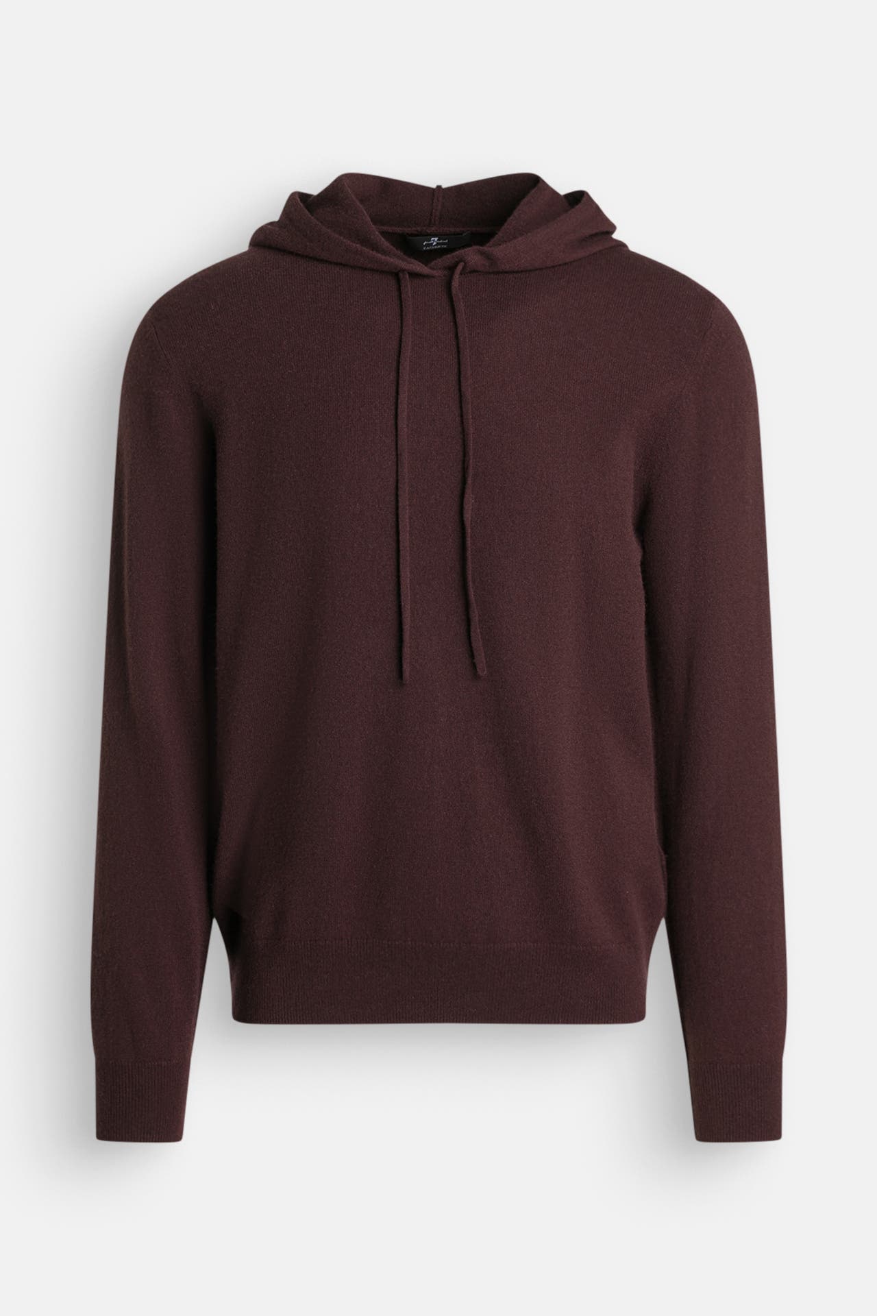 7 FOR ALL MANKIND Kaschmir-Hoodie bordeaux, Bild 1