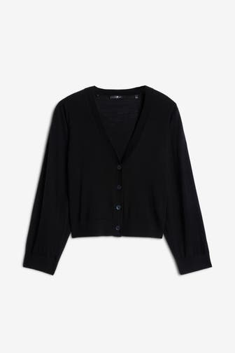 7 FOR ALL MANKIND Strick-Cardigan schwarz