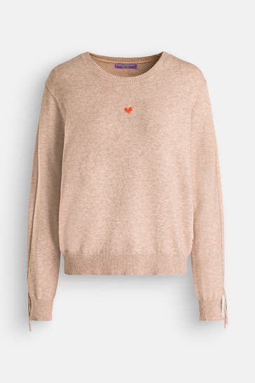 FRIEDA & FREDDIES NY Strickpullover hellbraun