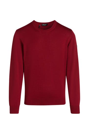 MAERZ MUENCHEN Schurwoll-Pullover rot
