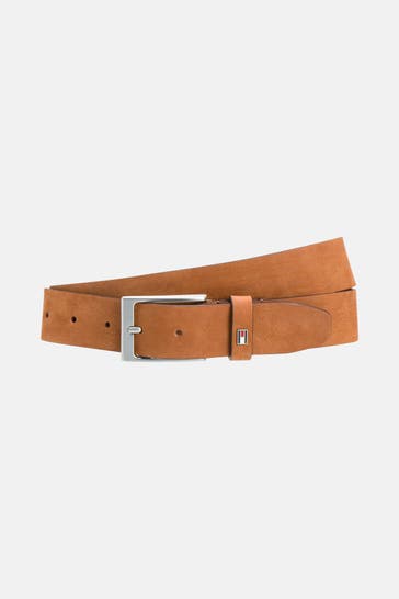 TOMMY HILFIGER Ledergürtel 'Layton' cognac