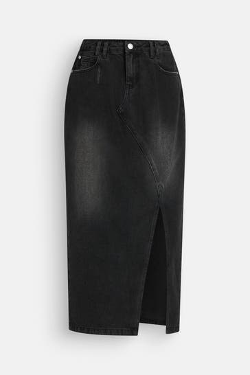 WRSTBHVR Jeansrock schwarz