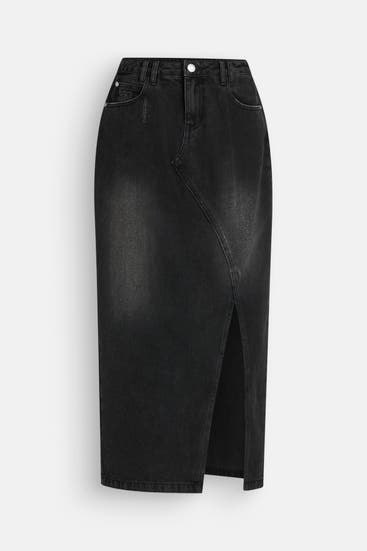 WRSTBHVR - Jeansrock schwarz
