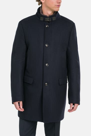 CINQUE Wollmix-Mantel 'Citaste' dunkelblau