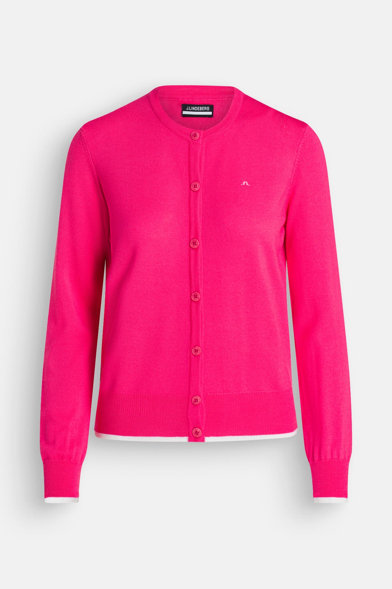 J.LINDEBERG SPORTSWEAR Wollstrickjacke 'Joanna' fuchsia, Bild 1