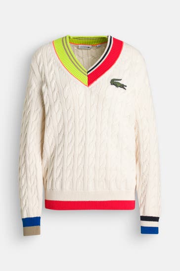 LACOSTE Strickpullover mehrfarbig