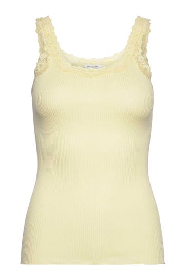 ROSEMUNDE Seidenmix-Top hellgelb