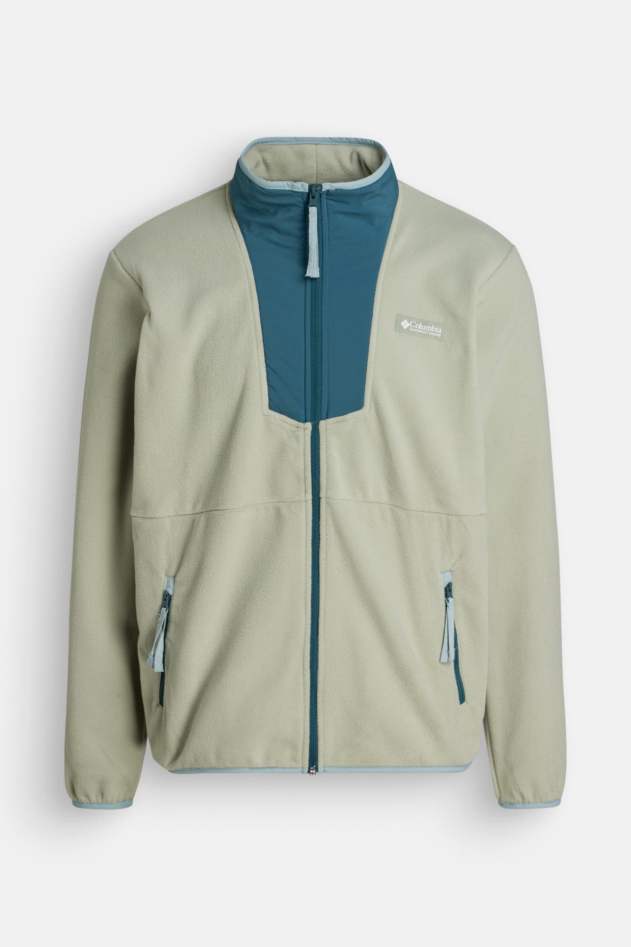 COLUMBIA Fleecejacke graugrün, Bild 1