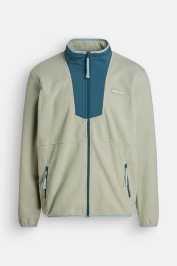COLUMBIA Fleecejacke graugrün