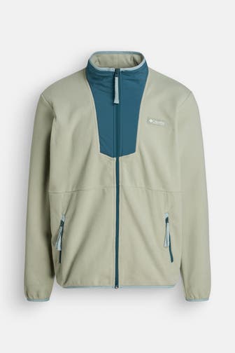 COLUMBIA Fleecejacke graugrün