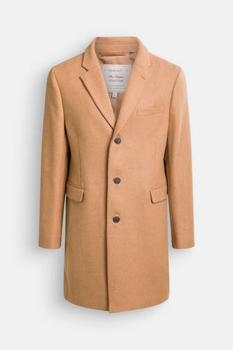 GANT Wollmixmantel hellbraun
