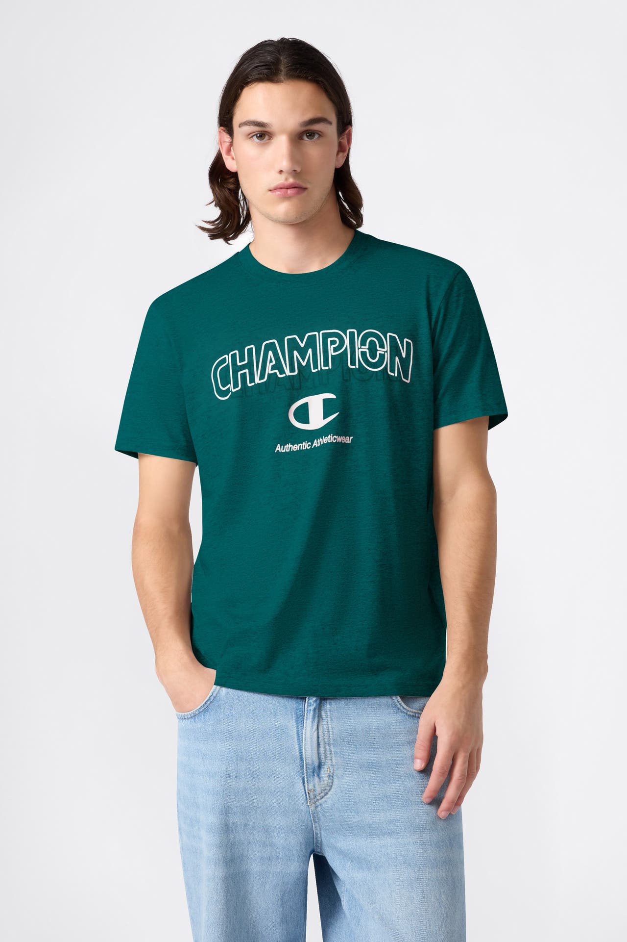 CHAMPION T-Shirt petrol, Bild 1