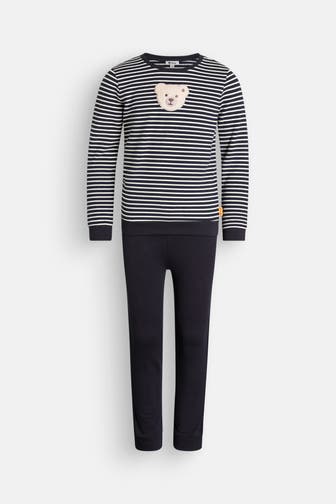 STEIFF Set: Sweatshirt und Sweatpants nachtblau