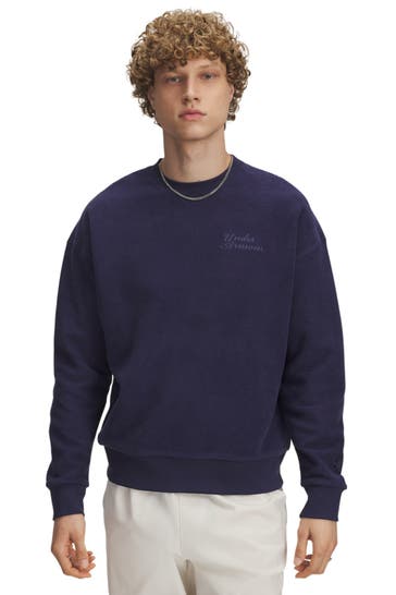 UNDER ARMOUR Sweatshirt 'Ua Icon Rev Terry' dunkelblau